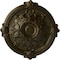 Ekena Millwork Hamilton Ceiling Medallion (Fits Canopies up to 3 3/4"), Hnd-Painted Green Gold, 17 3/8"OD x 1 3/4"P CM17HAGGS - alternate 1